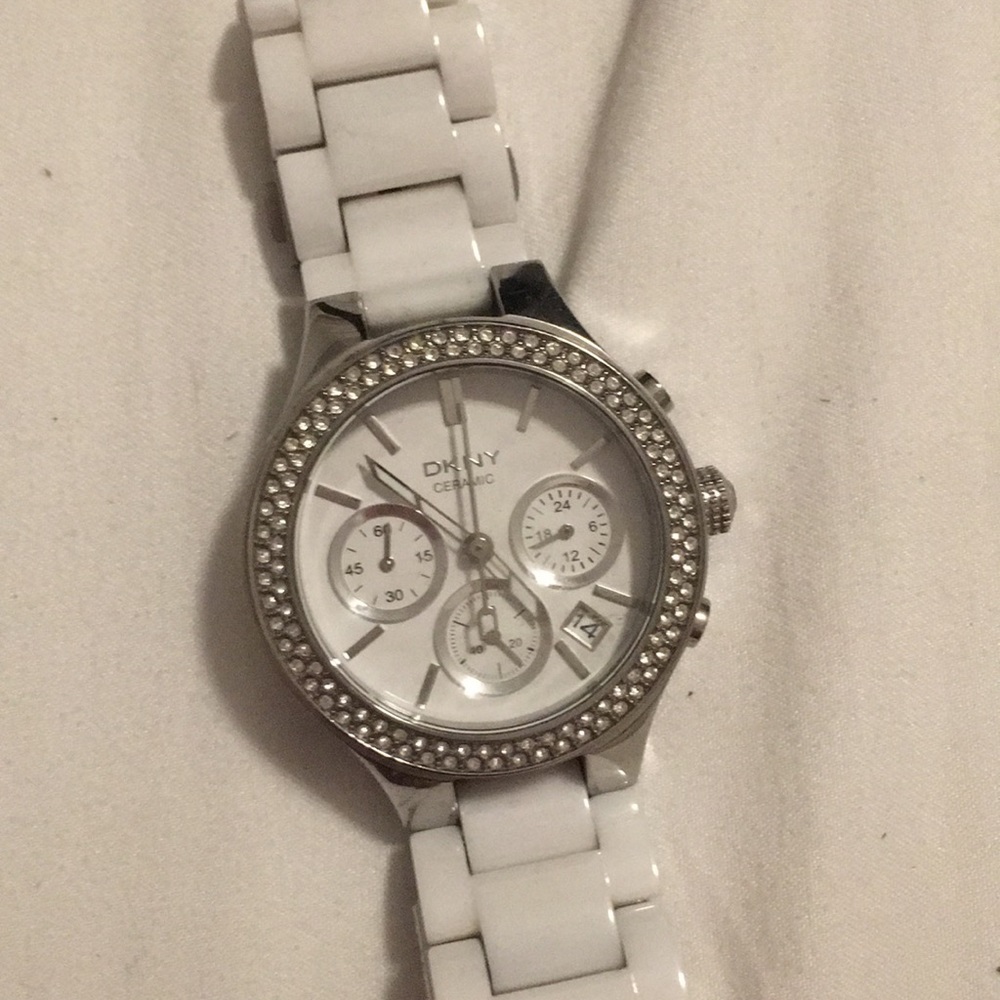White Ceramic DKNY Watch